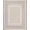 Ivory and Gold Modern Glam Area Rug, 7x9
