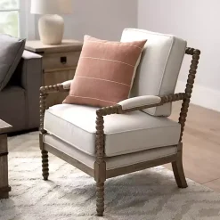 Ivory Spencer Spindle Armchair