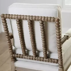 Ivory Spencer Spindle Armchair