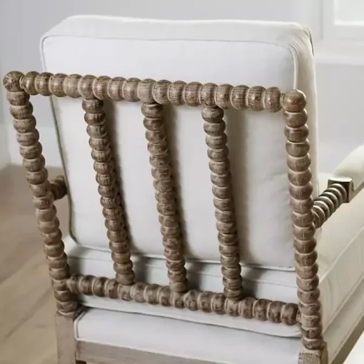 Ivory Spencer Spindle Armchair