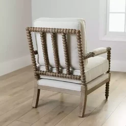 Ivory Spencer Spindle Armchair