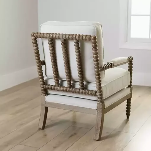 Ivory Spencer Spindle Armchair