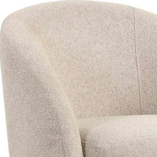 Khaki Boucle Danielle Accent Chair