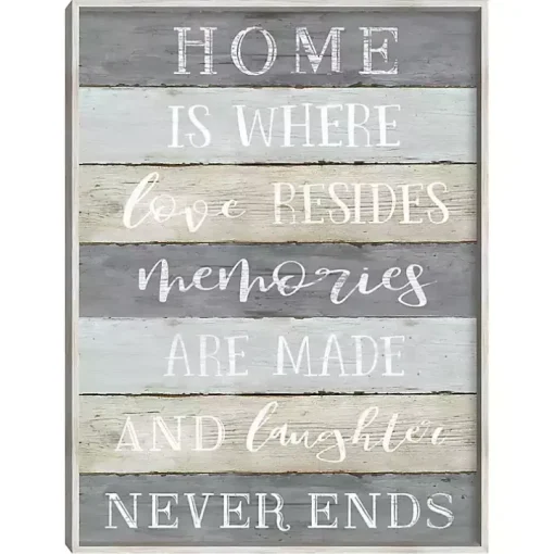 Laughter Never Ends Framed Canvas Art Print