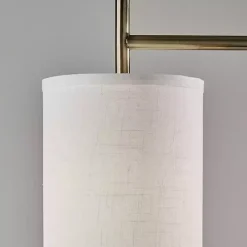 Leon Antique Brass Metal Floor Lamp