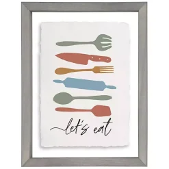 Let's Eat Framed Wall Plaque