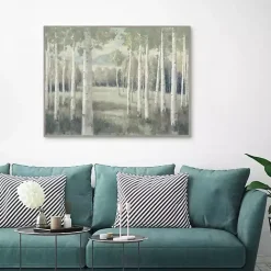 Light Aspens Forest Framed Wall Art