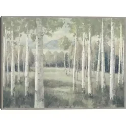 Light Aspens Forest Framed Wall Art