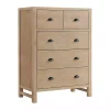 Light Driftwood 5-Drawer Storage Chest