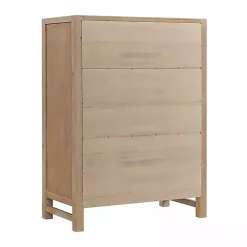 Light Driftwood 5-Drawer Storage Chest
