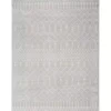 Light Gray Moroccan Washable Area Rug, 5x7
