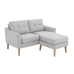 Light Gray 2-pc. Loveseat & Ottoman Set