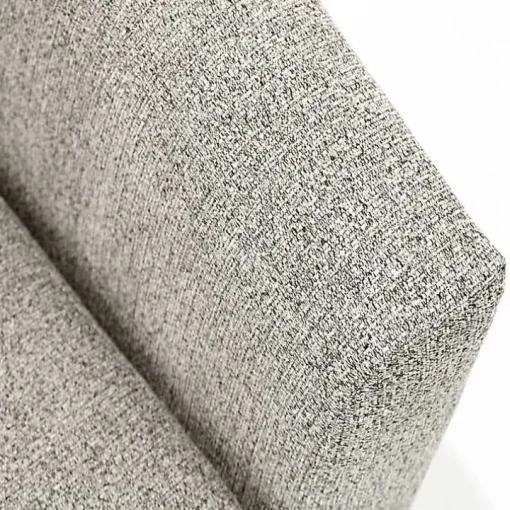 Light Gray Tufted Swivel Barrel Accent Chair