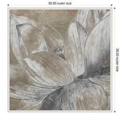 Lotus Blossom Framed Canvas Art Print