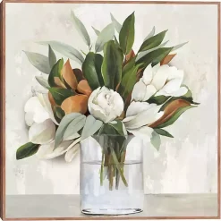 Magnolia Bouquet Framed Canvas Art Print
