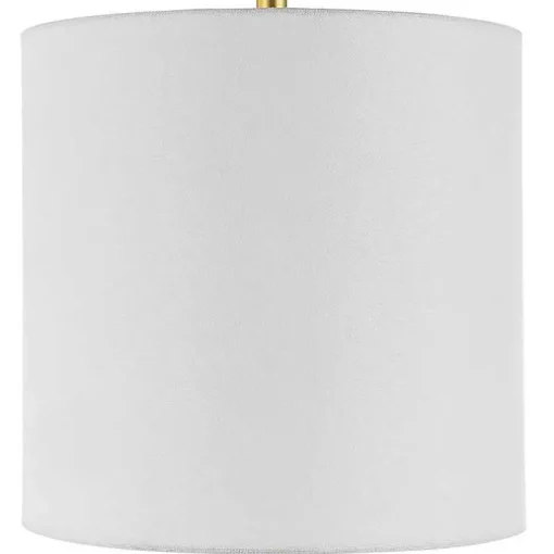 Marble and Gold Turret Buffet Lamp