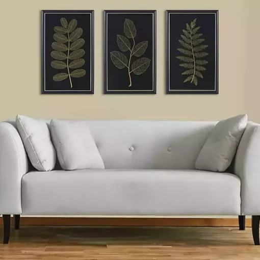 Martha Stewart Botanical Framed Prints, Set of 3