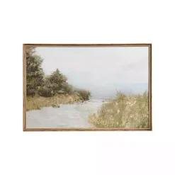Martha Stewart Lake Walk Framed Canvas Art Print