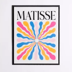 Matisse Colorful Burst Wall Plaque