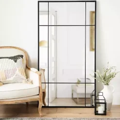 Metal Paned Camden Leaner Mirror