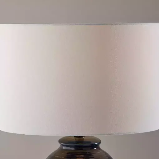 Midnight Blue Ribbed Alexis Table Lamp
