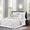 Miriam Floral & Stripe 3-pc. King Quilt Set