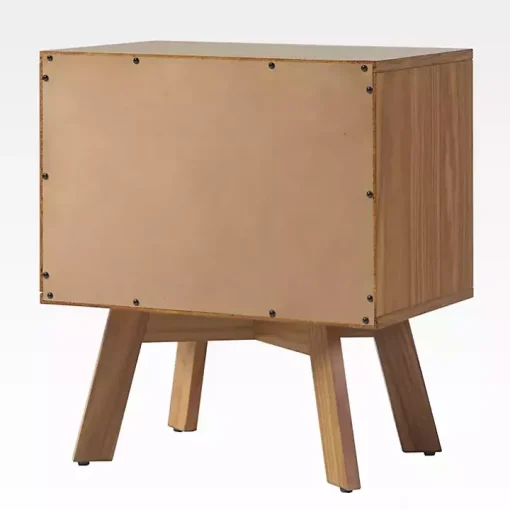Mocha Wood Mid-century Modern Nightstand
