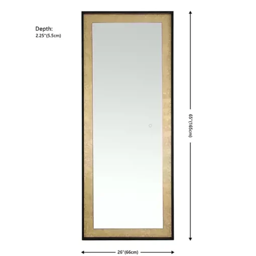 Montauk Gold LED Full Length Mirror