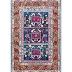 Multi-Color Tribal Marisela Area Rug, 5x7