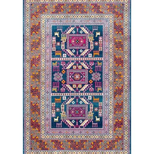 Multi-Color Tribal Marisela Area Rug, 5x7