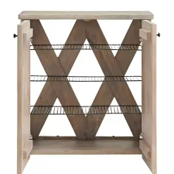 Natural Mango Wood Shoe Cubbie