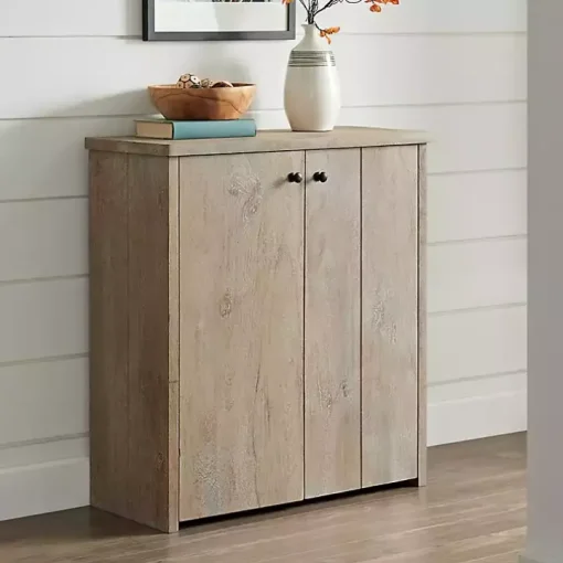 Natural Mango Wood Shoe Cubbie
