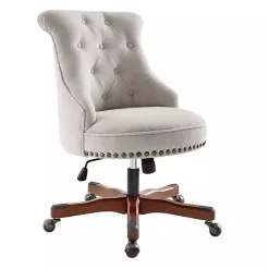Natural Miller Tufted Office Chair