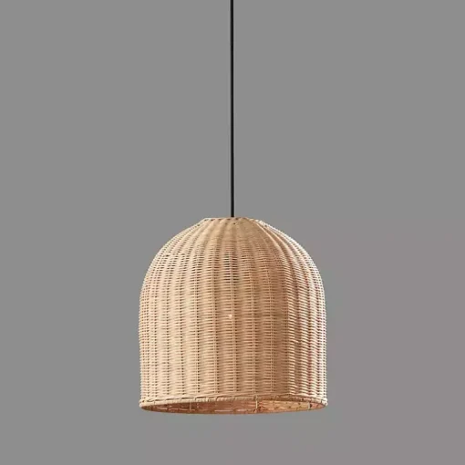 Natural Woven Rattan Pendant Light