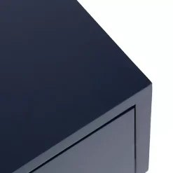 Navy Blue and Gold Glam Accent Table