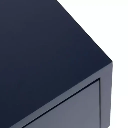 Navy Blue and Gold Glam Accent Table