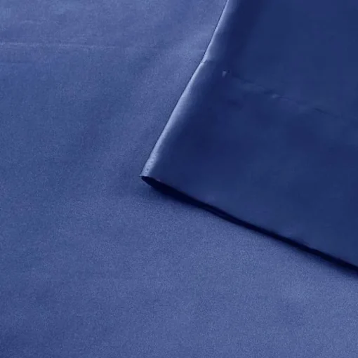 Navy Blue Satin 6-pc. California King Sheet Set