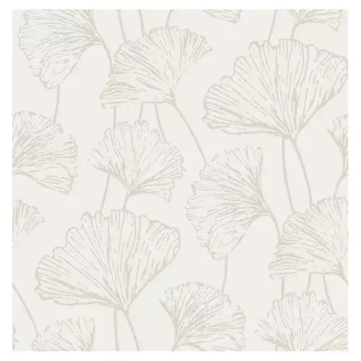 Neutral Botanical Peel and Stick Wallpaper
