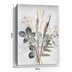 Neutral Bouquet Canvas Art Print