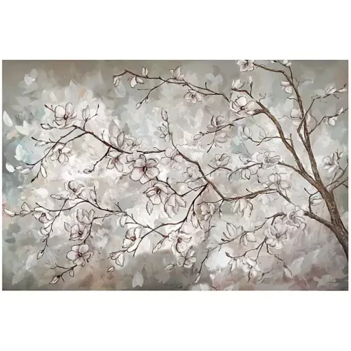 Neutral Landscape Magnolia Giclee Canvas Art Print