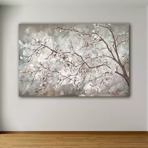 Neutral Landscape Magnolia Giclee Canvas Art Print