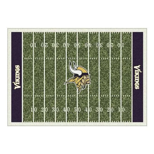 NFL Minnesota Vikings Home Field Area Rug, 6x8