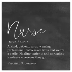 Nurse Definition Canvas Art Print