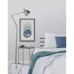 Ombre Overlapping Circles Giclee Framed Art Print