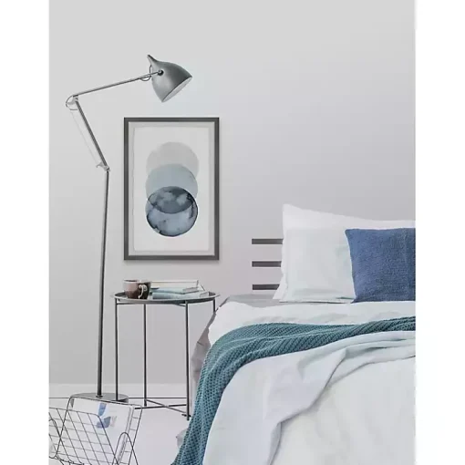 Ombre Overlapping Circles Giclee Framed Art Print