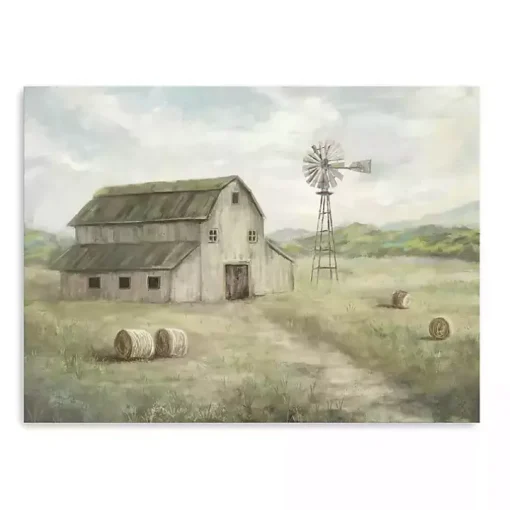 Peaceful Farm Canvas Art Print, 48x36 in.