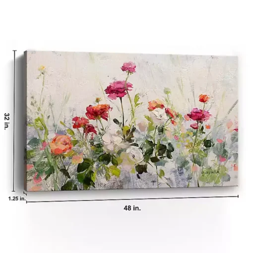 Persian Buttercups Canvas Art Print, 48x32 in.
