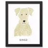 Personalized Yellow Labrador Canvas Wall Plaque