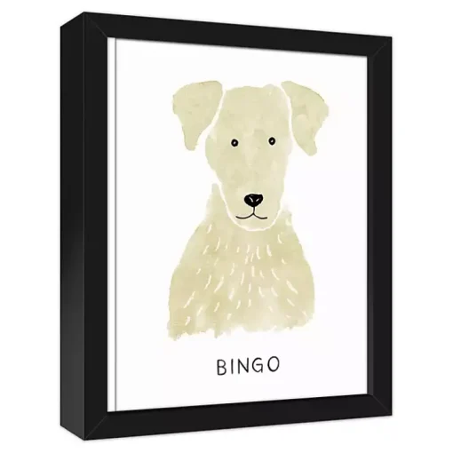 Personalized Yellow Labrador Canvas Wall Plaque