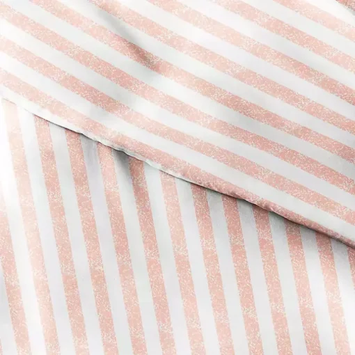 Pink Rugged Stripe 2-pc. Twin Duvet Cover Set